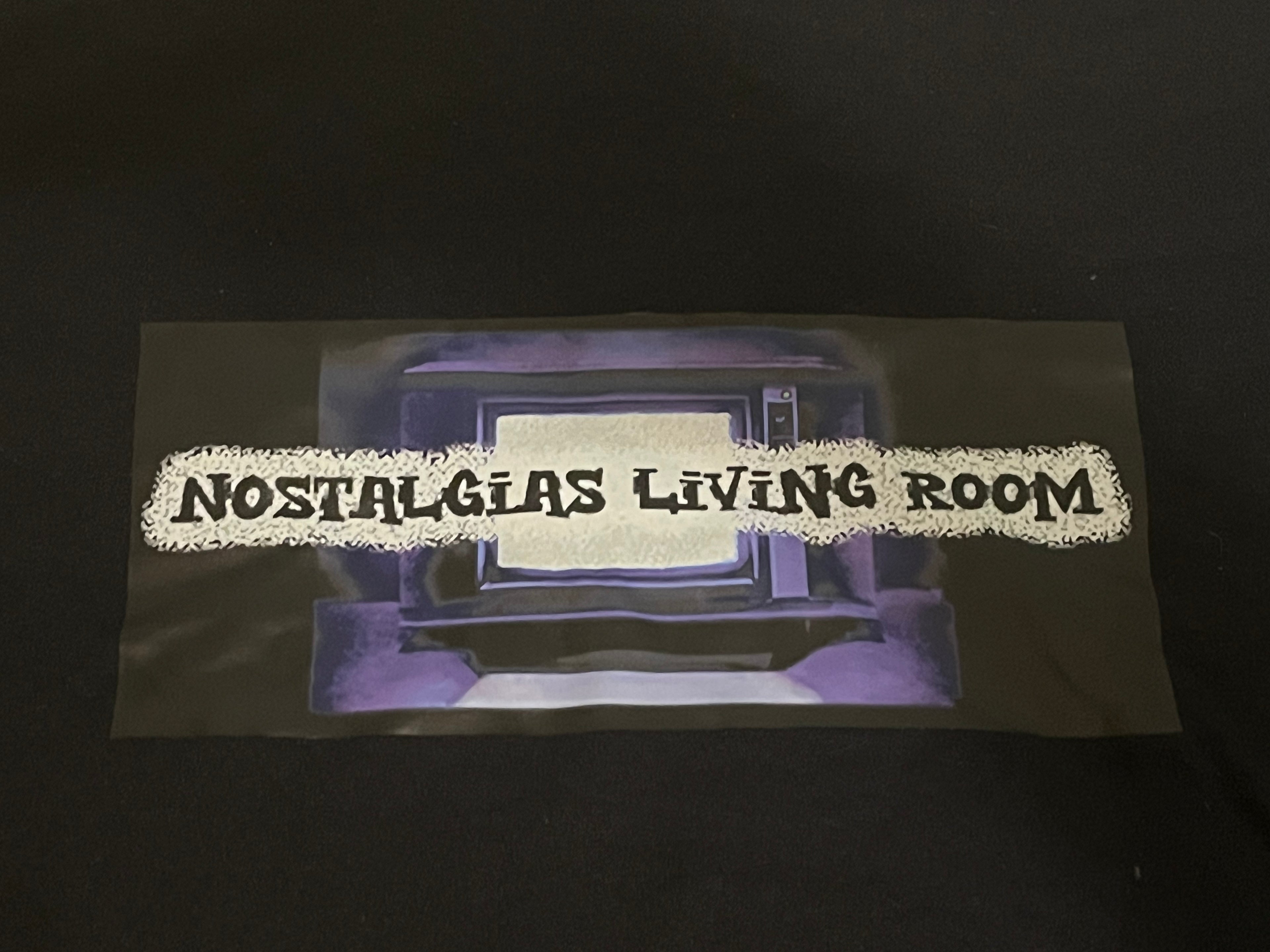 Nostalgias Living Room _ (1st Generation) _ Black  T-Shirt