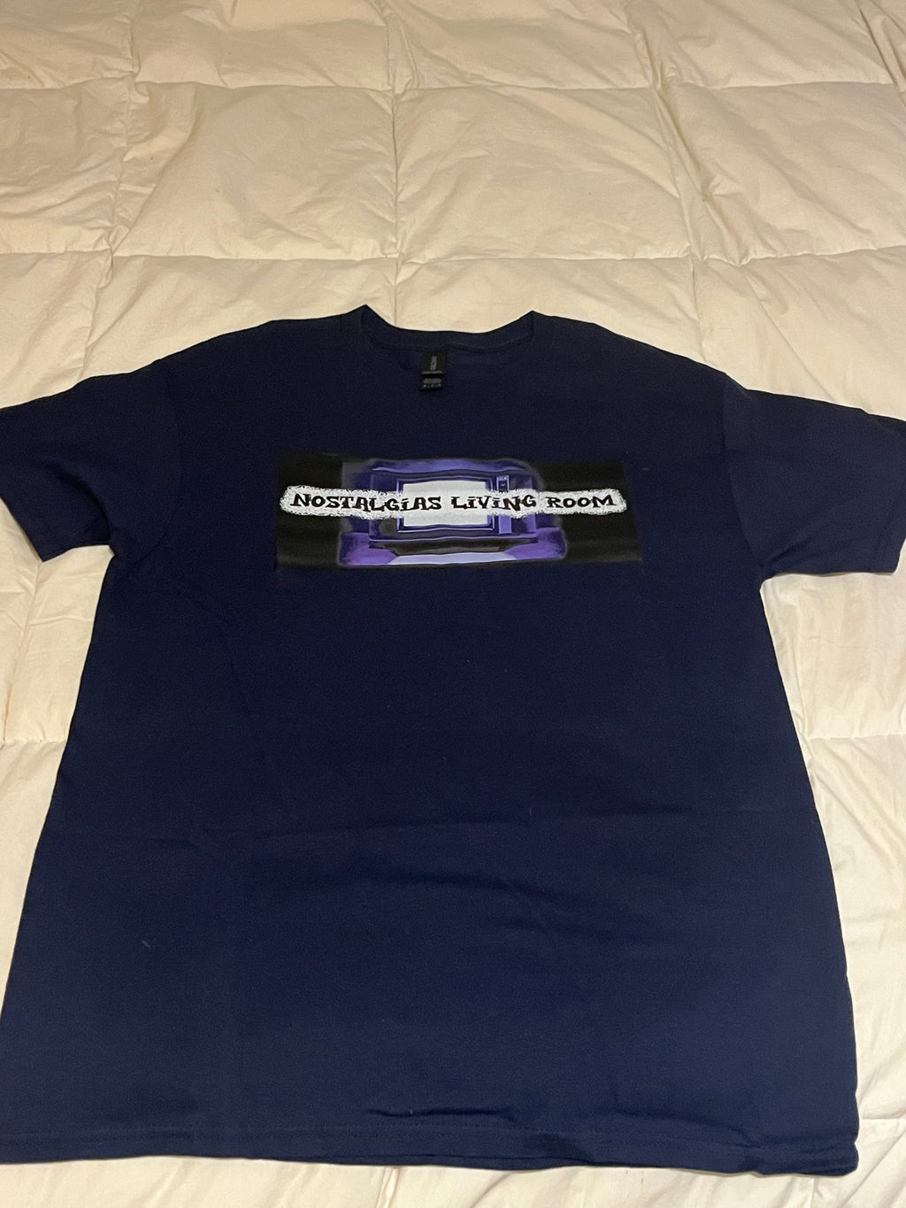 Navy Blue _ T Shirt _ (1st Generation) -Nostalgias Living Room